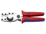 Foarfece Țevi Plastic 12-25mm M&acirc;nere Bicomponente 210mm, KNIPEX