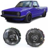 Faruri Fumuri Negre Pachet potrivit pentru VW Caddy I 82-92 + Jetta I 79-84 Performance AutoTuning