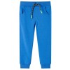 Pantaloni de trening pentru copii, albastru, 128, vidaXL