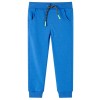 Pantaloni de trening pentru copii, albastru, 128 GartenMobel Dekor, vidaXL