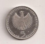 Moneda Germania 5 Marci Deutsche Mark 1982 - Conferinta de mediu 1972, Europa