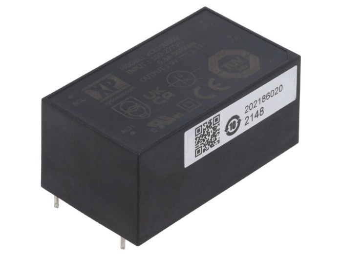 Convertor AC/DC 10W 9V 1.11A