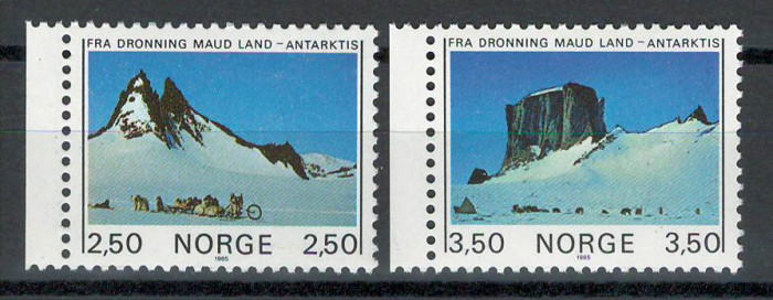 Norvegia 1985 MNH - Antarctica, Tara Reginei Maud, nestampilat