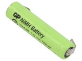 Baterie re&icirc;ncărcabilă Ni-MH AAA 700mAh cu urechi pentru lipire, GP