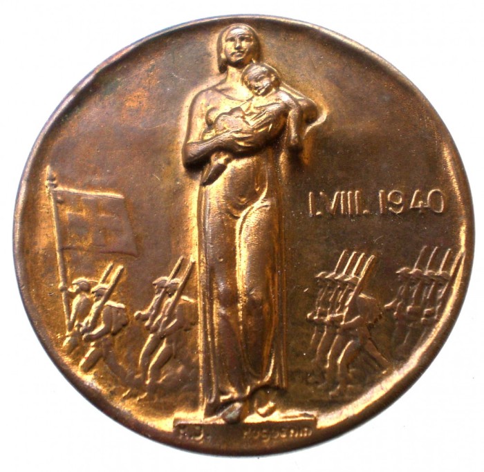 II.061 INSIGNA ELVETIA 1 AUGUST 1940 ZIUA NATIONALA
