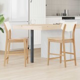 vidaXL Scaune de dining 2 pcs natural 48 x 49 x 95 cm 42020477
