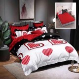 LENJERIE FINET 6 PIESE CU HUSĂ &ndash; 160&times;200 ȘI 180&times;200 (HF6P23) - 180x200