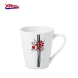 Cana Portelan Vanora Reya 310ml Flori Rosii