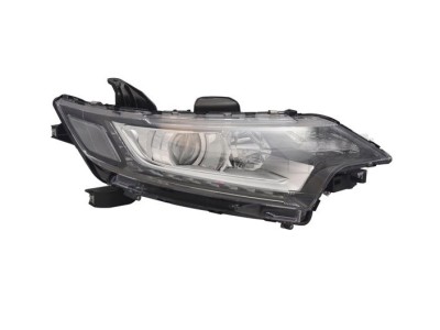 Far Mitsubishi Outlander (Gg/Gf), 05.2015-, partea Dreapta, cu lumina timp de zi tip LED; H7+HB3+PY21W; electric; cu motor, TYC foto