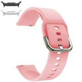 Curea din silicon compatibila cu Samsung Galaxy Watch9 44mm/40mm, Samsung Galaxy Watch 8 44mm/40mm, Coral Pink