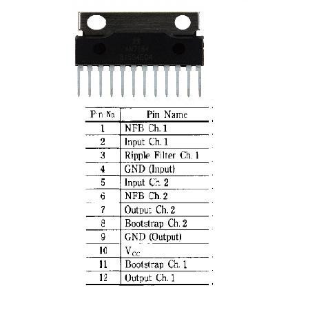 Amplificator audio dual 5.7w