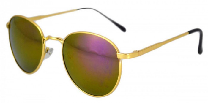 Ochelari de soare Rotunzi culoare Mov cu Gold