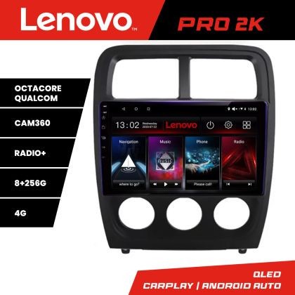 Navigatie Dodge Caliber 2010-2012 Lenovo Kit-CALIBER 8 core QLED 2K 8+256 360 Android Waze USB Navigatie Internet Youtube Radio CarStore Technology