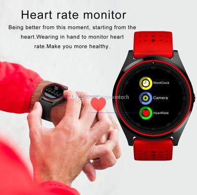 Ceas SmartWatch TarTek&amp;trade; V9H - Red Edition cu senzor PULS foto