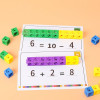 Joc Stem Cuburi Matematice Set Math link cubes 144 piese - LL-48