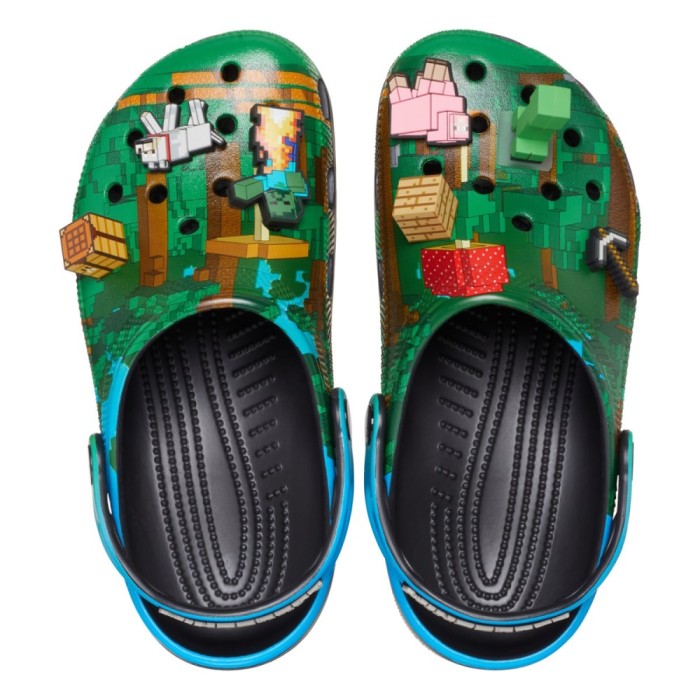 Saboti Crocs Classic Minecraft Clog Multicolor - Multi
