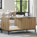 vidaXL Masă de cafea stejar artizanal 90 x 49 x 46 cm Lemn compozit