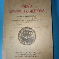 Istoria medievală și moderna anul 1936 Andrei Otetea