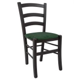 Scaun Paesana - cadru wenge - stofa E57 - verde