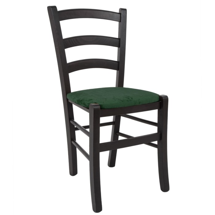 Scaun Paesana - cadru wenge - stofa E57 - verde