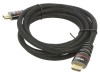 Cablu HDMI VCOM 1.4 Textil 1.8m, 4K, 3D, CG526-B-1.8
