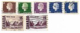 Canada - Marci diverse (7 buc.), 1962-1967 - valori obliterate