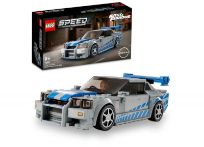 LEGO Nissan Skyline GT-R (R34) 2 Fast 2 Furious Quality Brand foto
