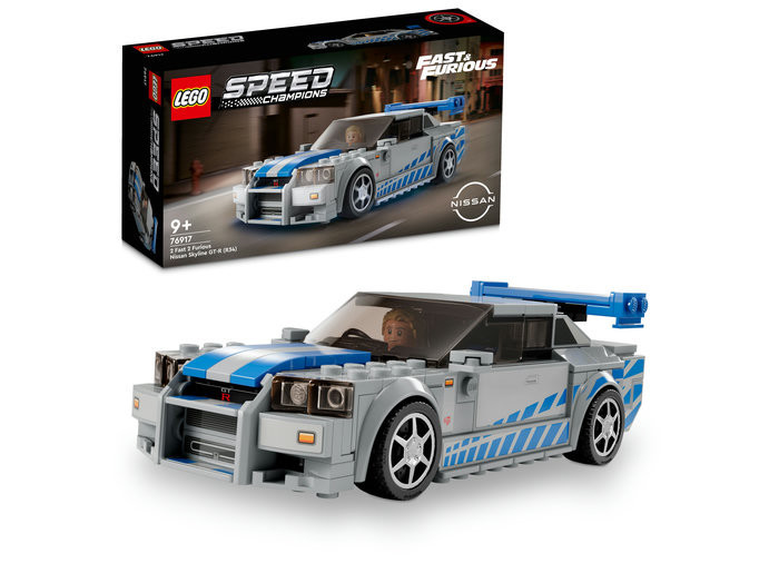 LEGO Nissan Skyline GT-R (R34) 2 Fast 2 Furious Quality Brand