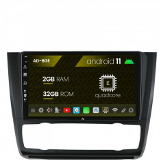 Navigatie BMW Seria 1 E87 (2007-2011), Clima Automata, Android 11, E-Quadcore 2GB RAM + 32GB ROM, 9 Inch - AD-BGE9002+AD-BGRKIT399