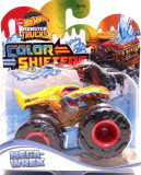 Masina de teren, Hot Wheels, Color Shifters, Mega-Wrex, 1:64, HNW04