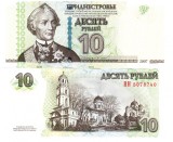 Transnistria 10 Ruble, 2007-2012, P-44b, UNC - Bancnota Straine, Europa