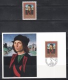 Liechtenstein 19985 - Raphael -Tablou din Colecția Regală, Timbru + Carte Maxima