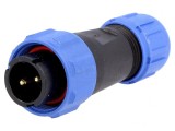 Mufă SP13 Tată 2 Pin IP68 250V 13A