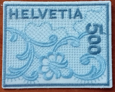 HELVETIA-Timbru 5Fr. adeziv pe matase&amp;#039;&amp;#039;-rar val mare de cat.!!!!-MNH -NESTAMP foto
