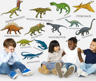 Sticker - Specii de Dinozauri foto