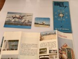 Lot pliante reclame calendar vechi TAROM