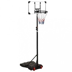 vidaXL Suport coș de baschet, transparent, 216-250 cm, policarbonat 93657