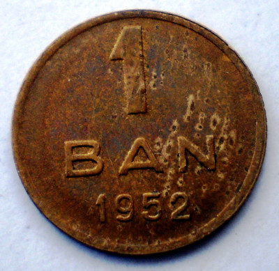 7.605 ROMANIA RPR 1 BAN 1952 foto