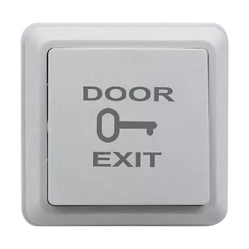 Buton de iesire din plastic, montaj aparent (PICTOGRAMA + TEXT) CSB-69G-LED