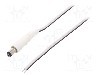 Cablu alimentare DC, cabluri, DC 5,5/1,7 mufa, alb, 1,5m, BQ CABLE - DC.CAB.1900.0150
