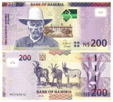 Namibia 200 Dolari 2018 P-15c aUNC