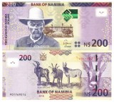Namibia 200 Dolari (2018) P-15c aUNC Bancnota Strană Africa