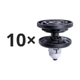 Set 10 cleme ornament Volkswagen Caddy, Golf Vi Plus, Golf Viii, Id.3, Id.4, T-Cross, Transporter/Multivan (T6.1), tapiterie usa