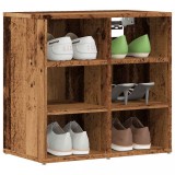 vidaXL Dulap Pantofi Lemn Vechi Maro 52x30x50cm Pantofar Hol Montabil pe Perete
