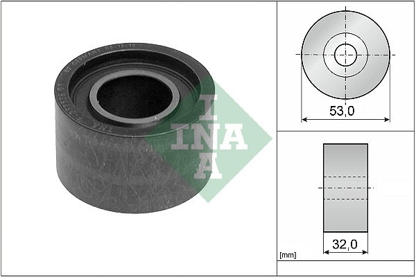 INA 532 0225 10 Rola ghidare/conducere, curea distributie