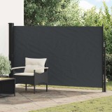 vidaXL Jaluzea laterală retractabilă Negru 300 x 170 cm Poliester 42035423