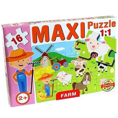 Puzzle maxi cu animale de la ferma foto