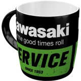 Cana Ceramica KAWASAKI SERVICE 43085, 340ml - Imprimeu Calitate, Durabila, 8.5x9 cm