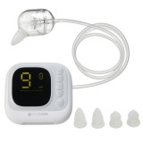 Cumpara ieftin Aspirator nazal electric KidsCare, 9 trepte absorbtie, 4 varfuri, melodii pentru copii, lumina de veghe, acumulator inclus