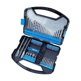 Set burghie combinate, varfuri si capete tubulare, 62 buc, 1/4'' , Richmann